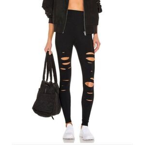 Alo Yoga High-Waist Ripped Warrior Legging